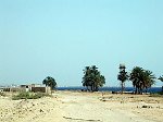 Before you arrive at the southern dive places of Dahab, you pass a military out post.