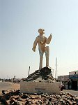 Strang monument in Dahab. 